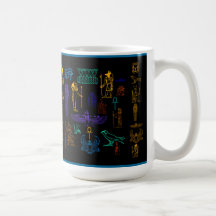Ancient Egyptian Hieroglyphs & Symbols Mugs