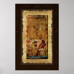 Ancient Egyptian Stela Art Poster