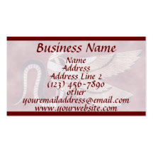 Ancient Egyptian Winged Serpent Business Cards