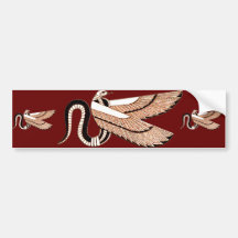 Ancient Egyptian Winged Serpent Symbol Bumper Stickers