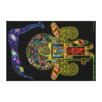Ancient Gods & the Calendar Gallery Wrapped Canvas