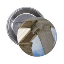 Ancient Greek Architectural Columns Pinback Buttons