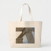 Ancient Greek Architectural Columns Canvas Bag