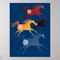 Ancient Horses  Poster