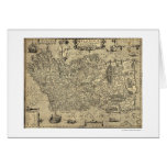 Ancient Ireland Ortelius Map Drawn By Baozio 1606 Cards
