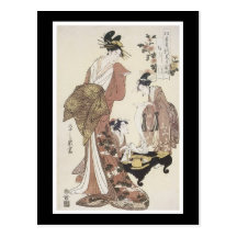 Ancient Japanese Art Postcard