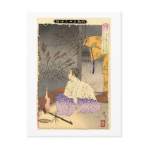 Ancient Japanese Painting circa 1891 Postcard