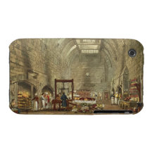 Ancient Kitchen, Windsor Castle, engraved by Willi Case-Mate iPhone 3 Case