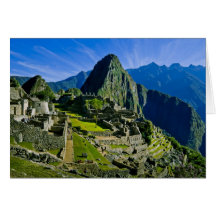 Ancient Machu Picchu, last refuge of the 2 Cards