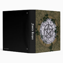 Ancient Magic Pagan Pentacle 3 Ring Binder