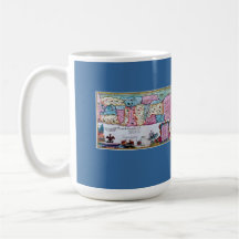 Ancient Map of Israel From Roman Times Coffee Mug