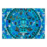 Ancient Mayan Calendar Symbol Greeting Card