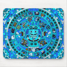Ancient Mayan Calendar Symbol Mousepad