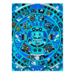 Ancient Mayan Calendar Symbol Post Cards