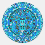Ancient Mayan Calendar Symbol Stickers
