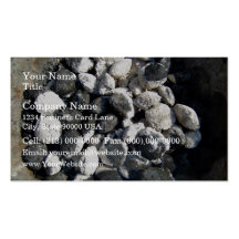 Ancient mud bowl with black and white material business card