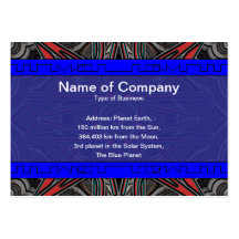 Ancient Red E Relic Business Card