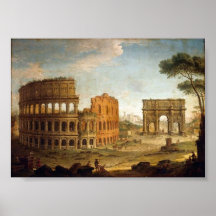 Ancient Rome Colosseum Poster or Print