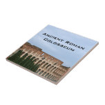 Ancient Rome Italy Colosseum Architectural Photo Tile
