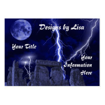 Ancient stone landscape profile/business card