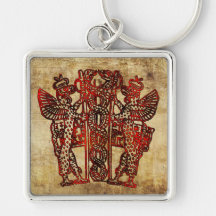 Ancient Sumerian Caduceus Key Chain