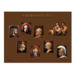 Ancient warriors post card