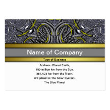 Ancient Yellow A Relic Business Card Templates