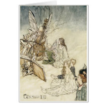 And a Fairy Song Greeting Card