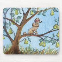 ...And a poo-oodle in a pear tree... Mouse Pads