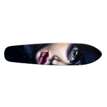 "And A Shadow Falls On Half Her Face"  Deck Skate Board