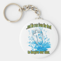 And He Rose from the Dead Keychains