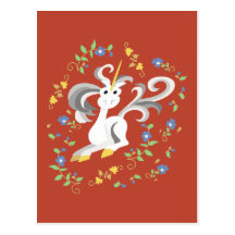 And the Unicorn Post Card