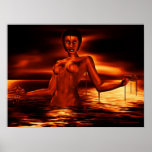 And the water turned to blood print