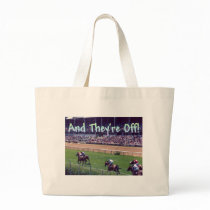 And They're Off! Tote Bags