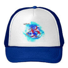 "AND wolf" by Nick Mesh Hats