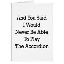 And You Said I Would Never Be Able To Play The Acc Cards