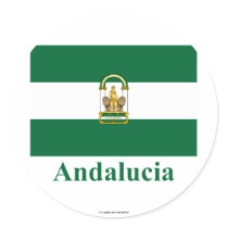 Andalucía flag with name