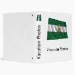 Andalucía waving flag vinyl binders