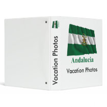 Andalucía waving flag with name