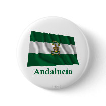 Andalucía waving flag with name