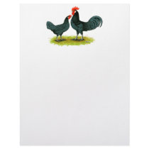 Andalusian Chickens Letterhead Design