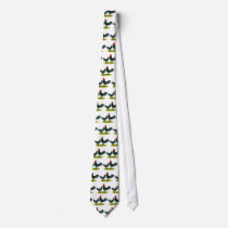 Andalusian Chickens Custom Tie