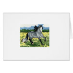 Andalusian Dapple Grey Horse Art Greeting Cards