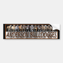 Anderson Bulldogge Bumper Sticker