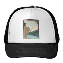 Ando Hiroshige Sheet Feast Procession at Kojipachi Mesh Hat