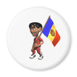 Andorran Boy Refrigerator Magnets