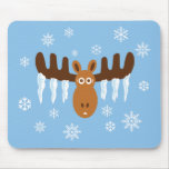 Andouillers de Head_Icicle d'orignaux Tapis De Souris