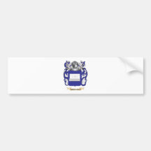 Andrassy Coat of Arms (Family Crest) Bumper Sticker