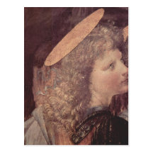 Andrea del Verrocchio Die Taufe Christi, Detail: E Postcards