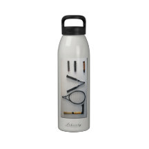 Andrés Bella Art "LOVE" Water Bottle